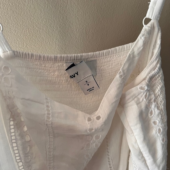 Old Navy White Eyelet Mini Dress - Picture 3 of 3